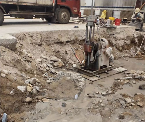田林公路下沉压浆